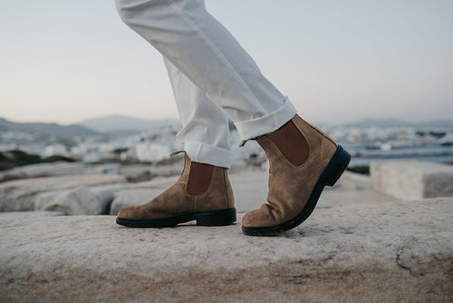 Lifestyle Men 6 image of Blundstone Men's Dress #1306 in Rustic Brown