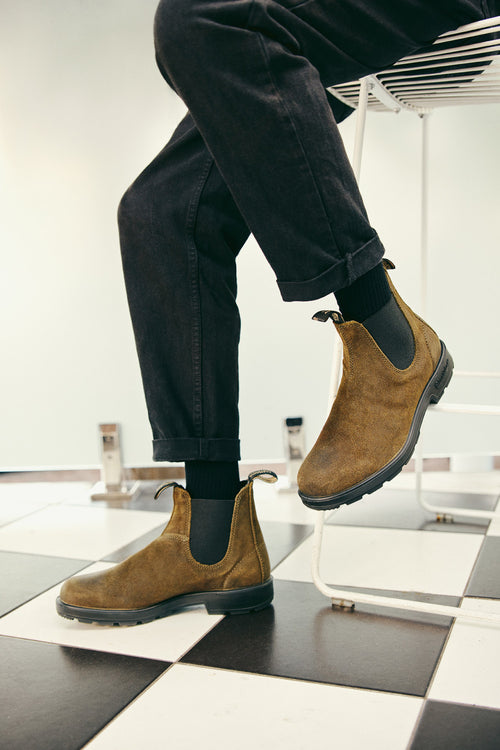 Lifestyle Men 8 image of Blundstone Men's Originals #1615 in Dark Olive