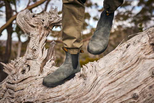 Lifestyle Men 8 image of Blundstone Men's All-Terrain #2055 in Rustic Black
