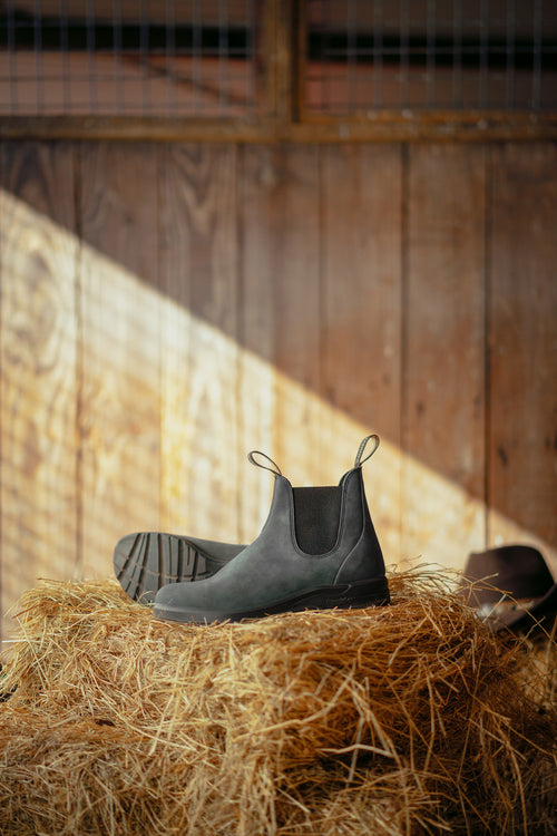 Lifestyle Women 4 image of Blundstone Women's All-Terrain #2055 in Rustic Black