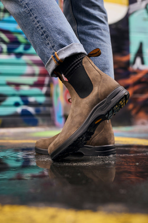 Lifestyle Women 3 image of Blundstone Women's All-Terrain #2056 in Rustic Brown