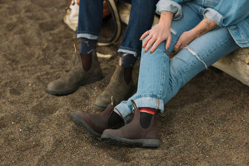 Lifestyle Women 1 image of Blundstone Women's Classics #2130 in Auburn