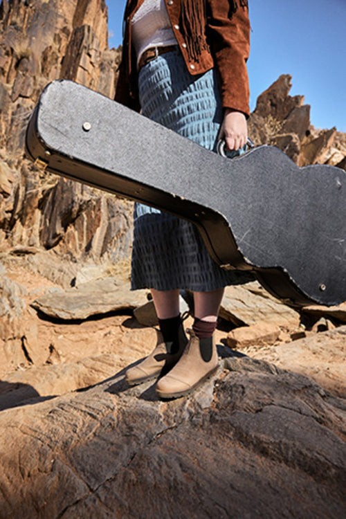 Lifestyle Women 5 image of Blundstone Women's Classics #2546 in Texas Sand