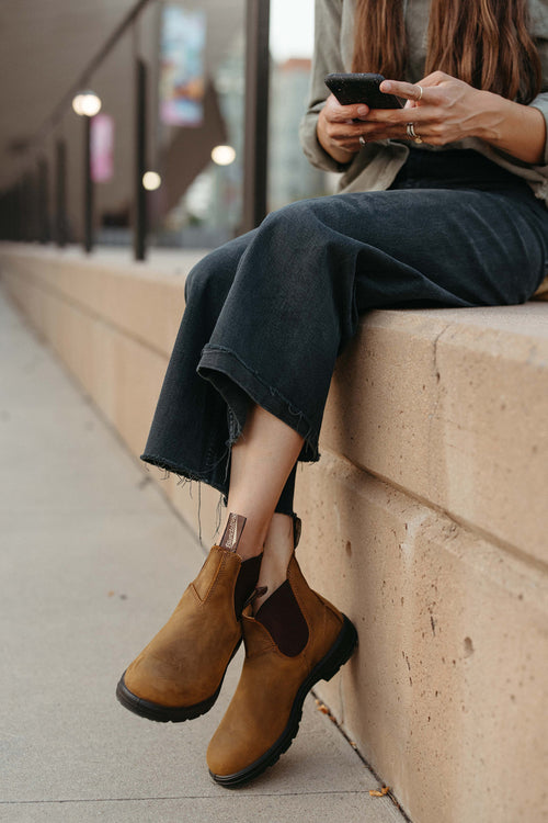 Lifestyle Women 3 image of Blundstone Women's Classics #562 in Saddle Brown