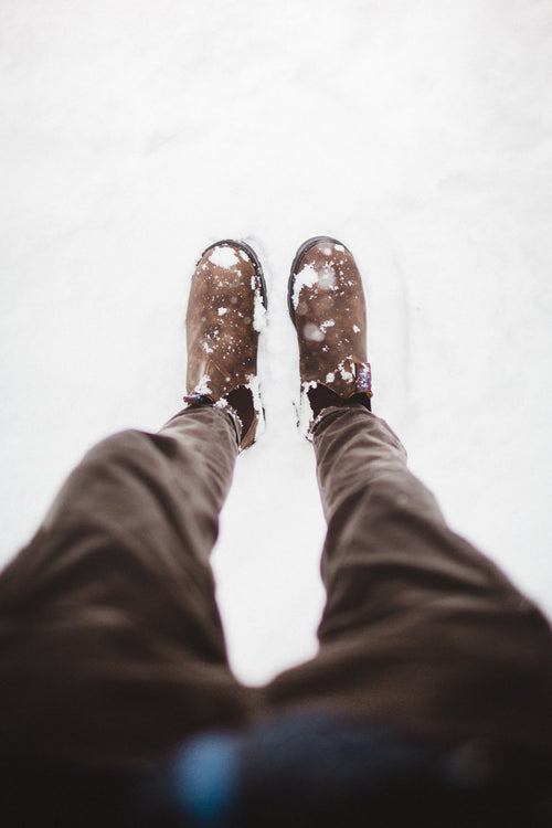 Lifestyle Men 6 image of Blundstone Men's Thermal #584 in Rustic Brown