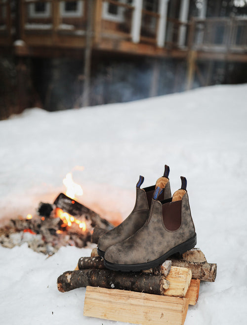 Lifestyle Women 5 image of Blundstone Women's Thermal #584 in Rustic Brown