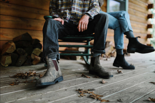 Lifestyle Men 7 image of Blundstone Men's Dress #1306 in Rustic Brown