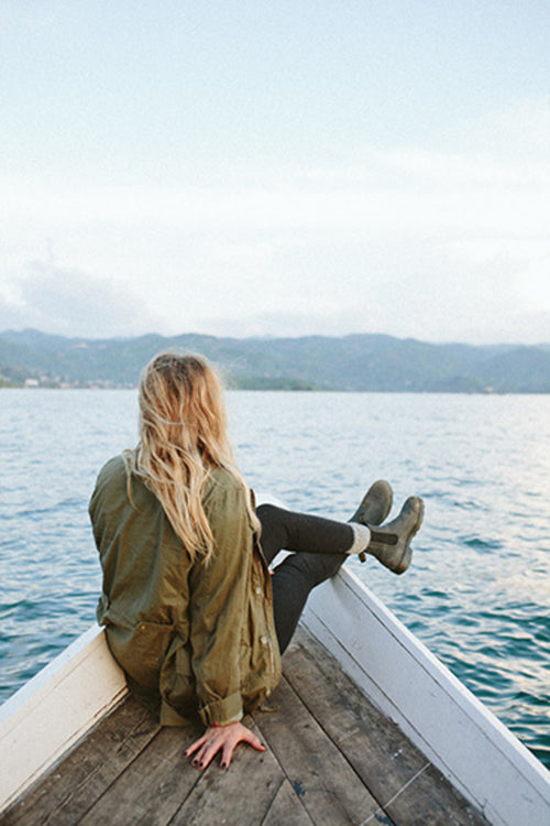 Lifestyle Women 7 image of Blundstone Women's Originals #1630 in Rustic Black