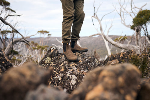 Lifestyle Men 1 image of Blundstone Men's All-Terrain #2056 in Rustic Brown