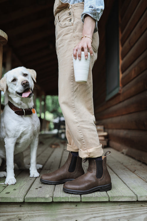 Lifestyle Women 1 image of Blundstone Women's Originals #2151 in Antique Brown