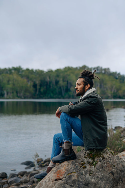 Lifestyle Men 9 image of Blundstone Men's Originals #500 in Stout Brown