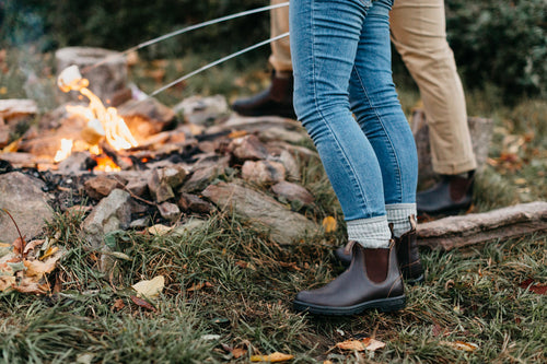 Lifestyle Women 6 image of Blundstone Women's Classics #550 in Walnut Brown