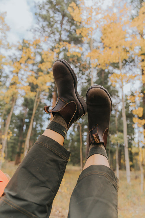 Lifestyle Women 7 image of Blundstone Women's Classics #550 in Walnut Brown