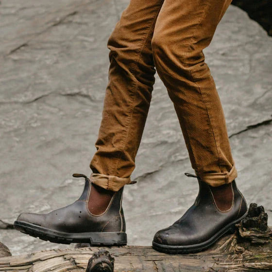 Black Premium Leather Chelsea Boots, Men's Lug 2240 - Blundstone
