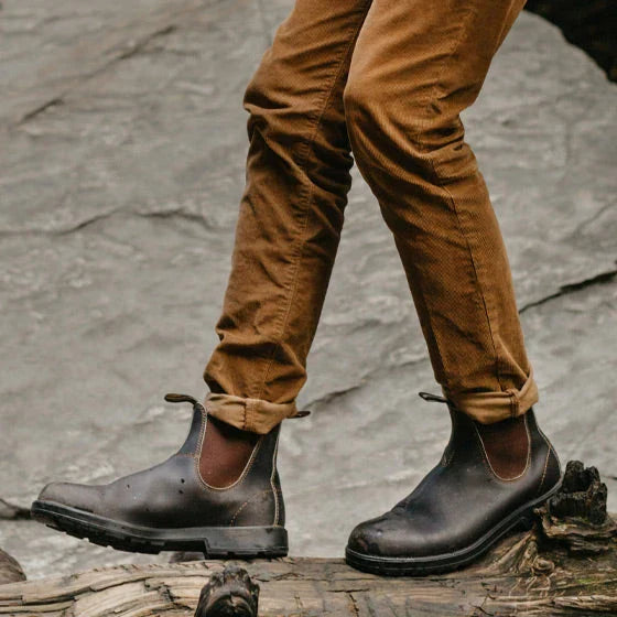Black Full Grain Leather Chelsea Boots, Kids' Series 531
