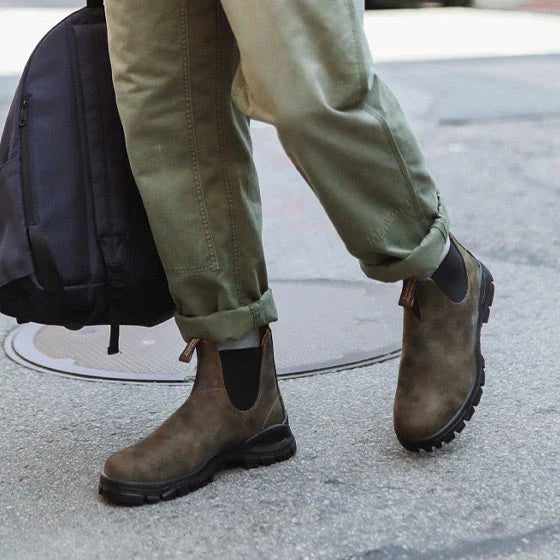 Men's Lug Boots - Lug Sole Chelsea Boots in Men's Sizes - Blundstone Men's Lug Boots - Lug Sole Chelsea Boots in Men's Sizes - Blundstone