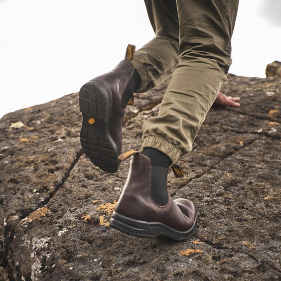 Black Full Grain Leather Chelsea Boots, Kids' Series 531