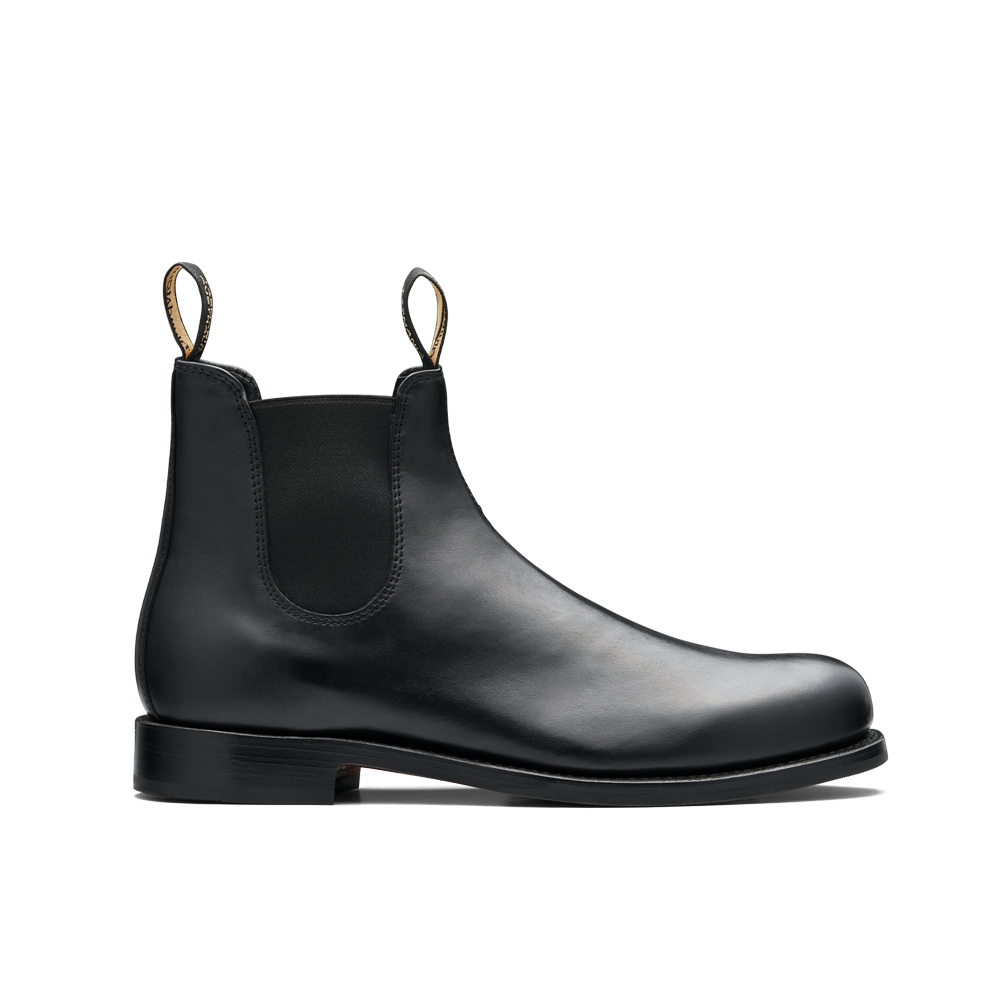 Black Premium Leather Chelsea Boots, Women's Heritage 156 - Blundstone