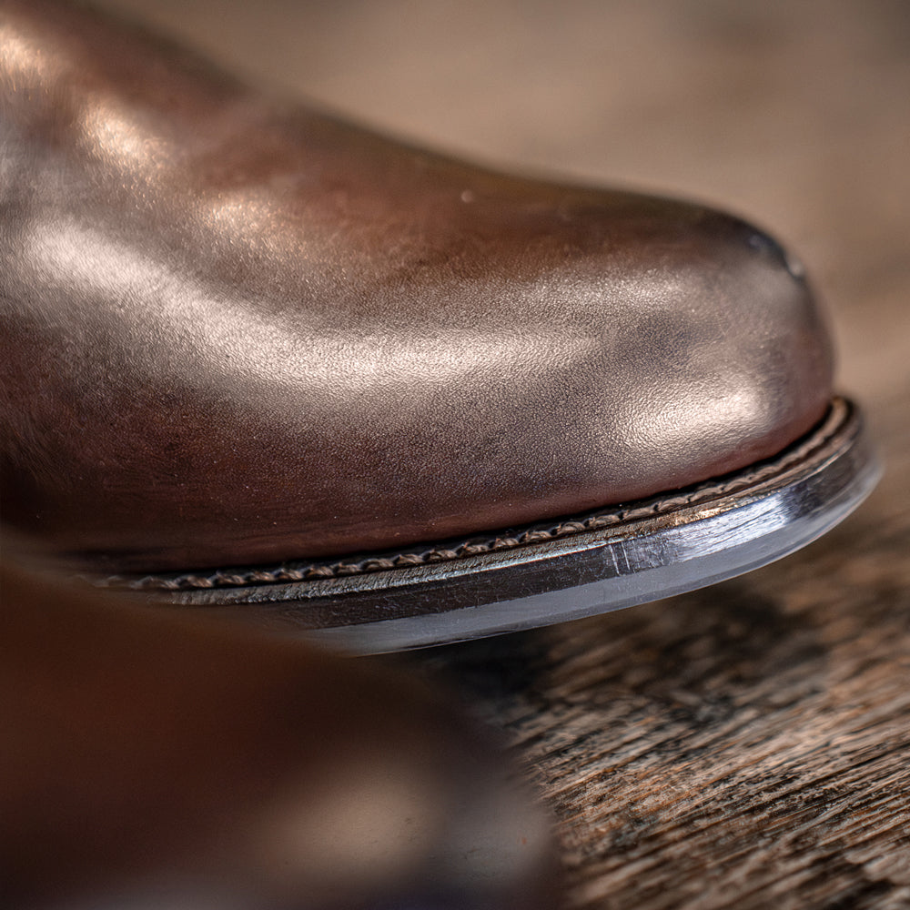 Brown Premium Leather Chelsea Boots, Men's Heritage 157 - Blundstone