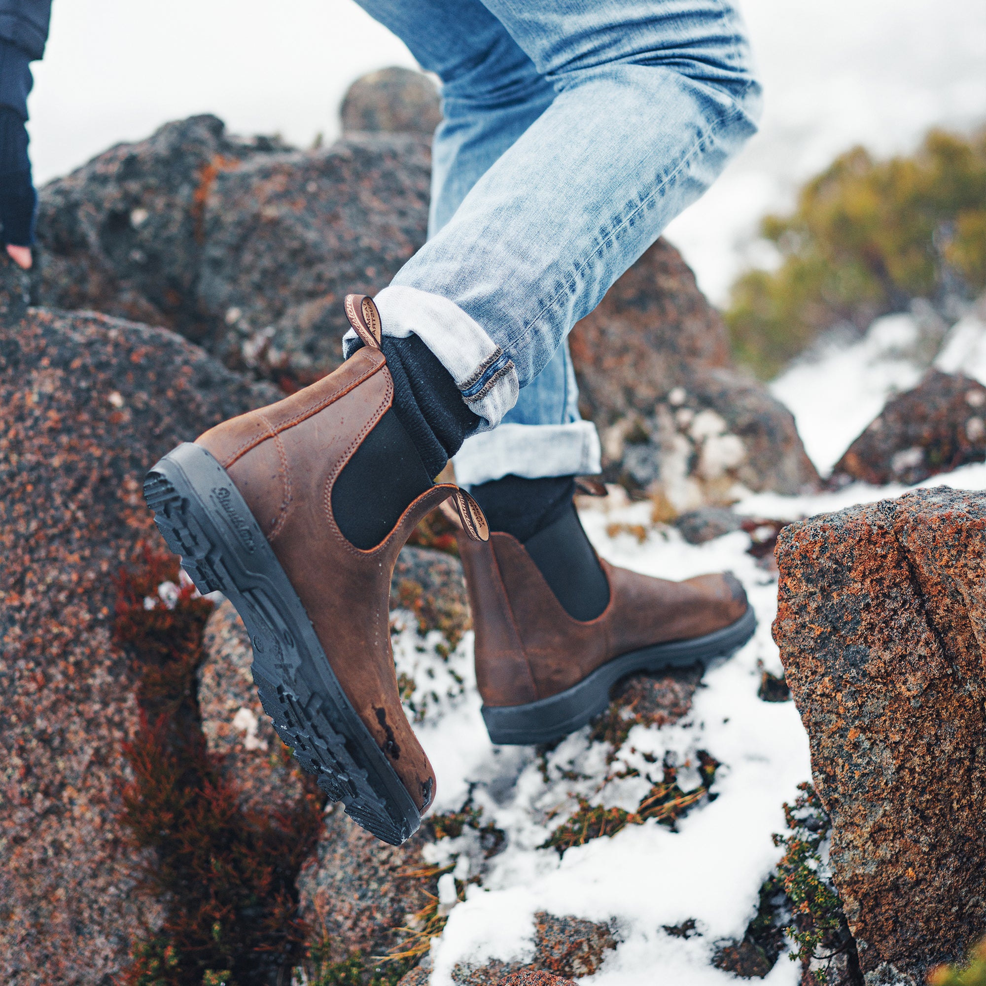 Antique Brown Premium Leather Chelsea Boots, Men's Classics 1609