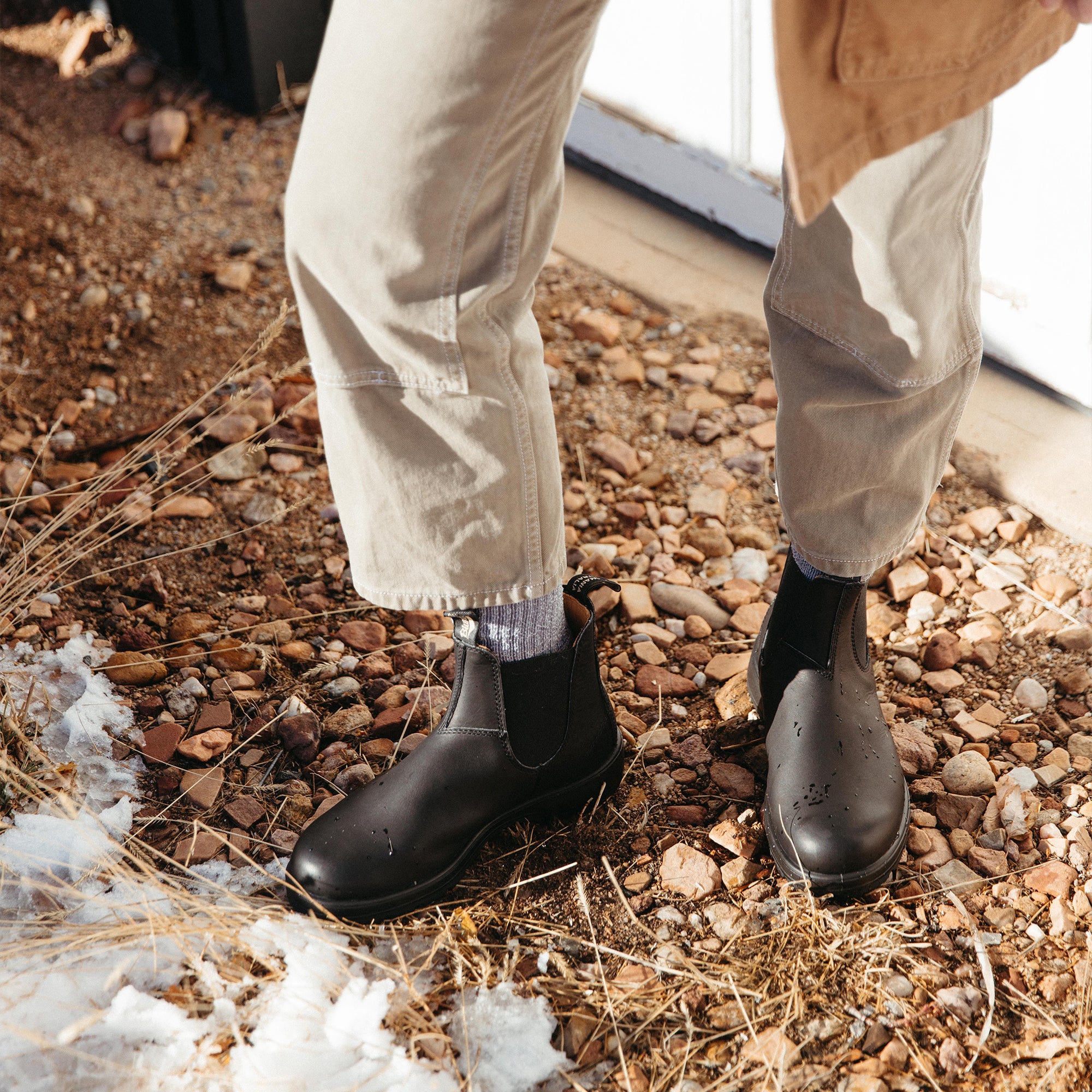 Black Premium Leather Chelsea Boots, Women's Classics 558 - Blundstone