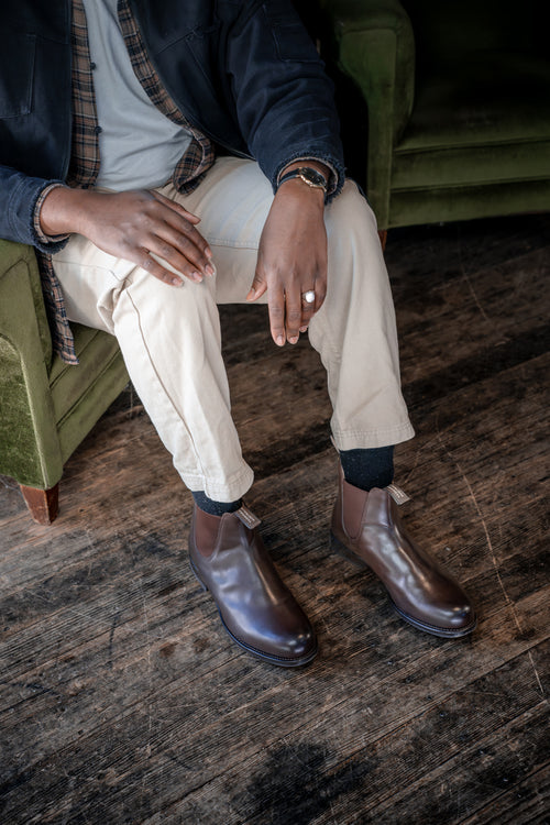 Brown Premium Leather Chelsea Boots, Men's Heritage 157 - Blundstone Brown Premium Leather Chelsea Boots, Men's Heritage 157 - Blundstone