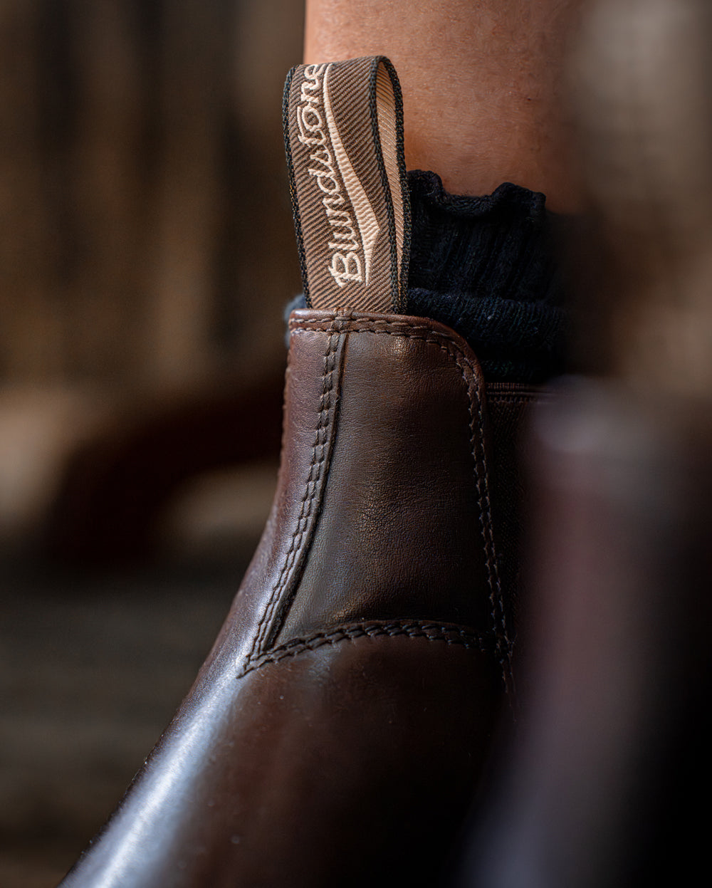 brown leather dress boots womens Rustic Brown Leather Chelsea Boots, Women's Dress 1306 main image 1