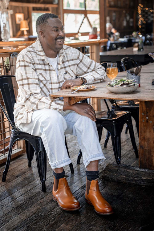 Lifestyle Men 6 image of Blundstone Men's Heritage #158 in Chestnut