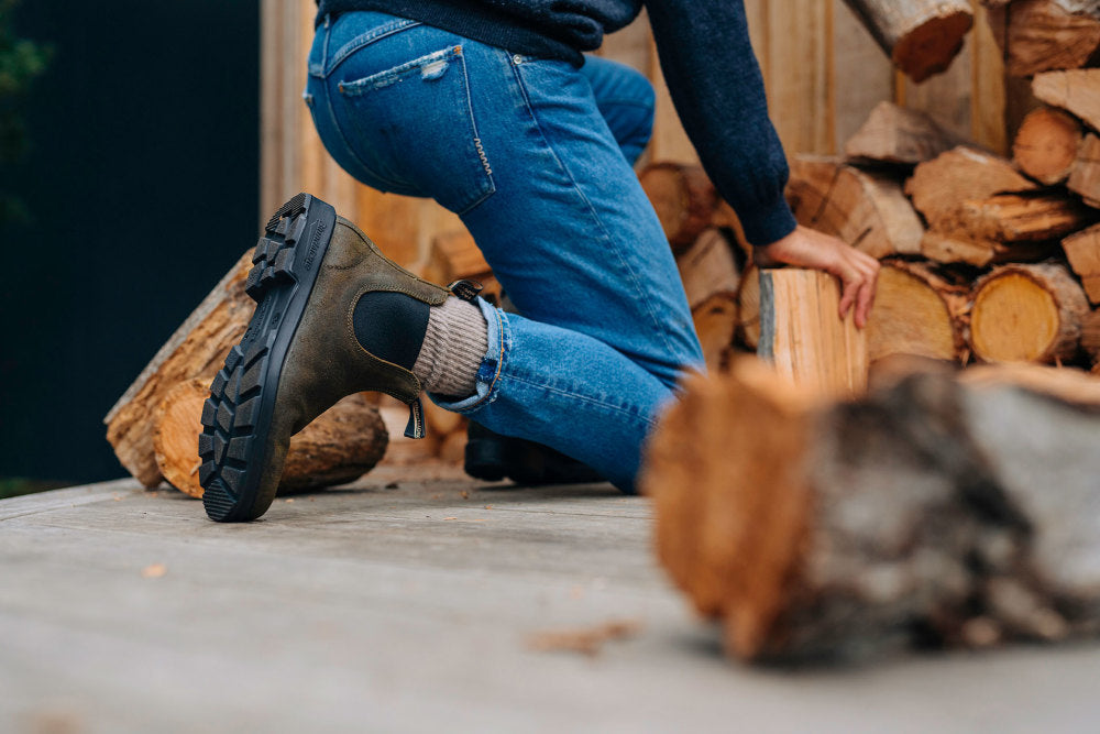Dark Olive Suede Leather Suede Boots, Women's Originals 1615