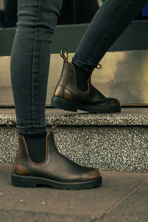 Lifestyle Women 5 image of Blundstone Women's Classics #2440 in Vintage Brown
