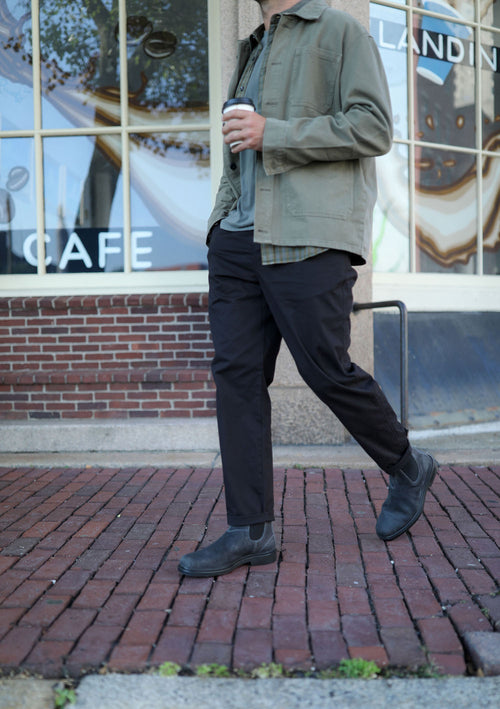 Lifestyle Men 5 image of Blundstone Men's Dress #2582 in Steel Grey Suede