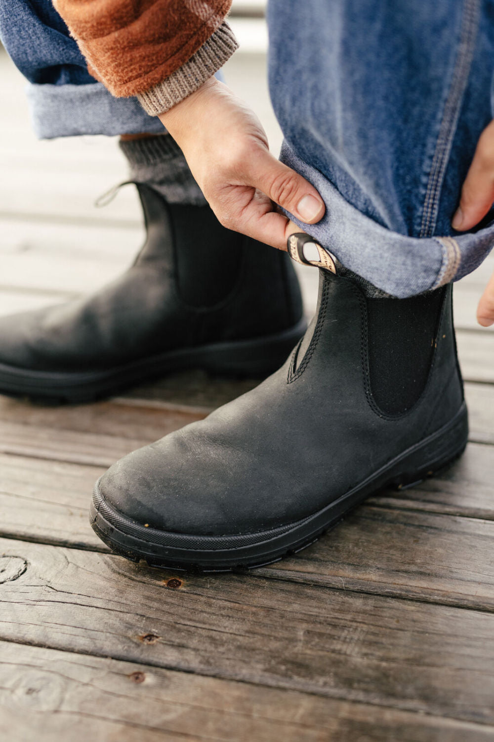 豆さま　Blundstone ALL-TERRAIN 黒 26cm Black Chelsea Boots, Men's Terrain 2633 - Blundstone