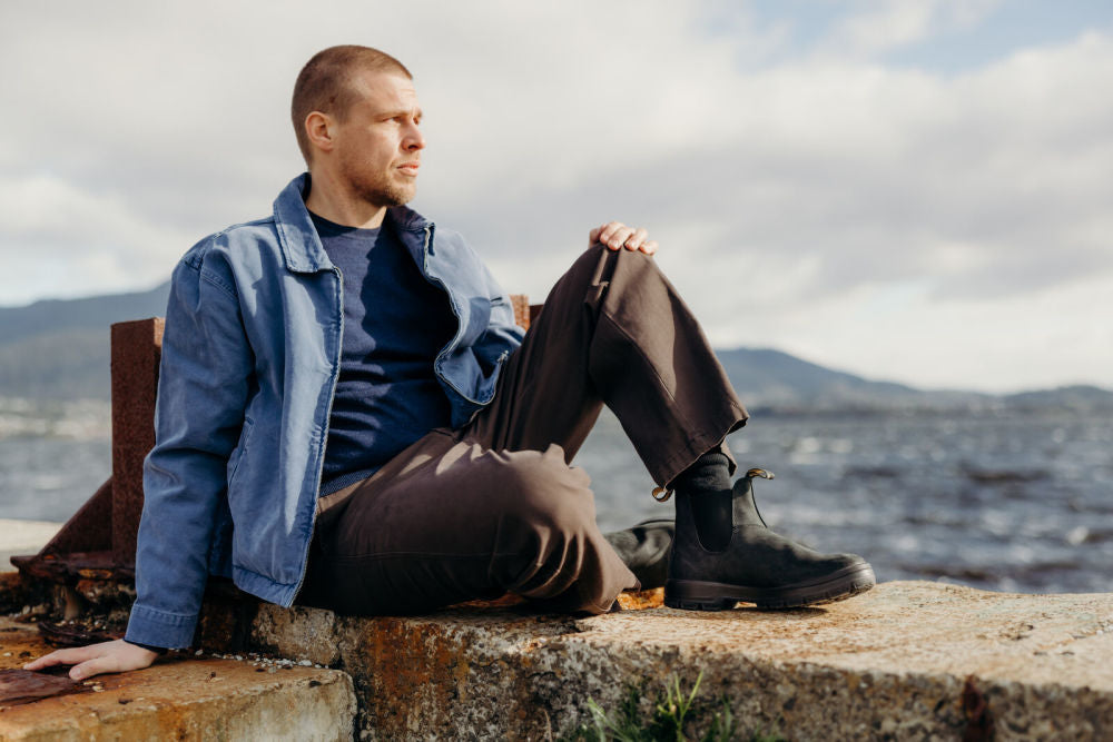 Black Chelsea Boots, Men's Terrain 2633 - Blundstone