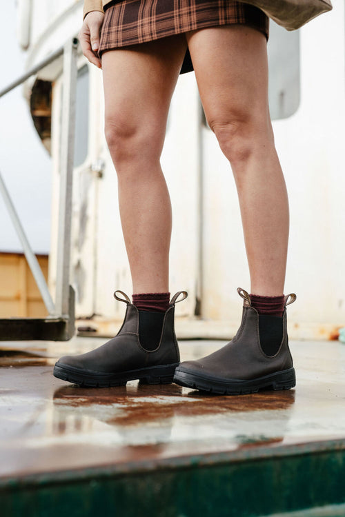 Lifestyle Women 4 image of Blundstone Women's Terrain #2634 in Rocky Road