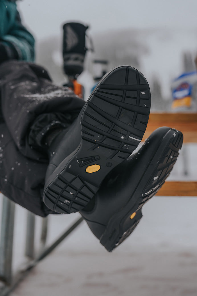 Black Premium Leather Chelsea Boots, Men's All-Terrain 2058