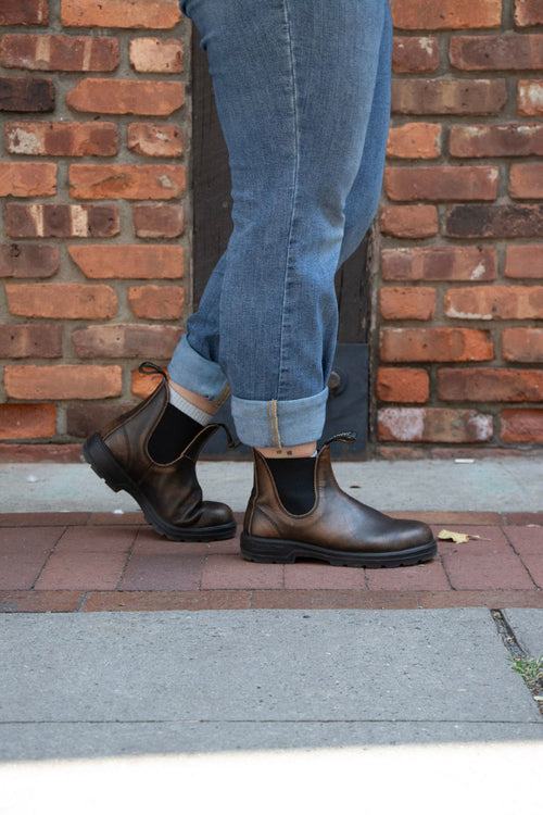 Lifestyle Women 7 image of Blundstone Women's Classics #2440 in Vintage Brown
