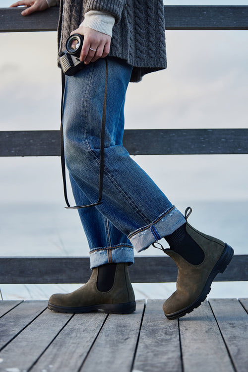 Lifestyle Women 6 image of Blundstone Women's Classics #2442 in Forest