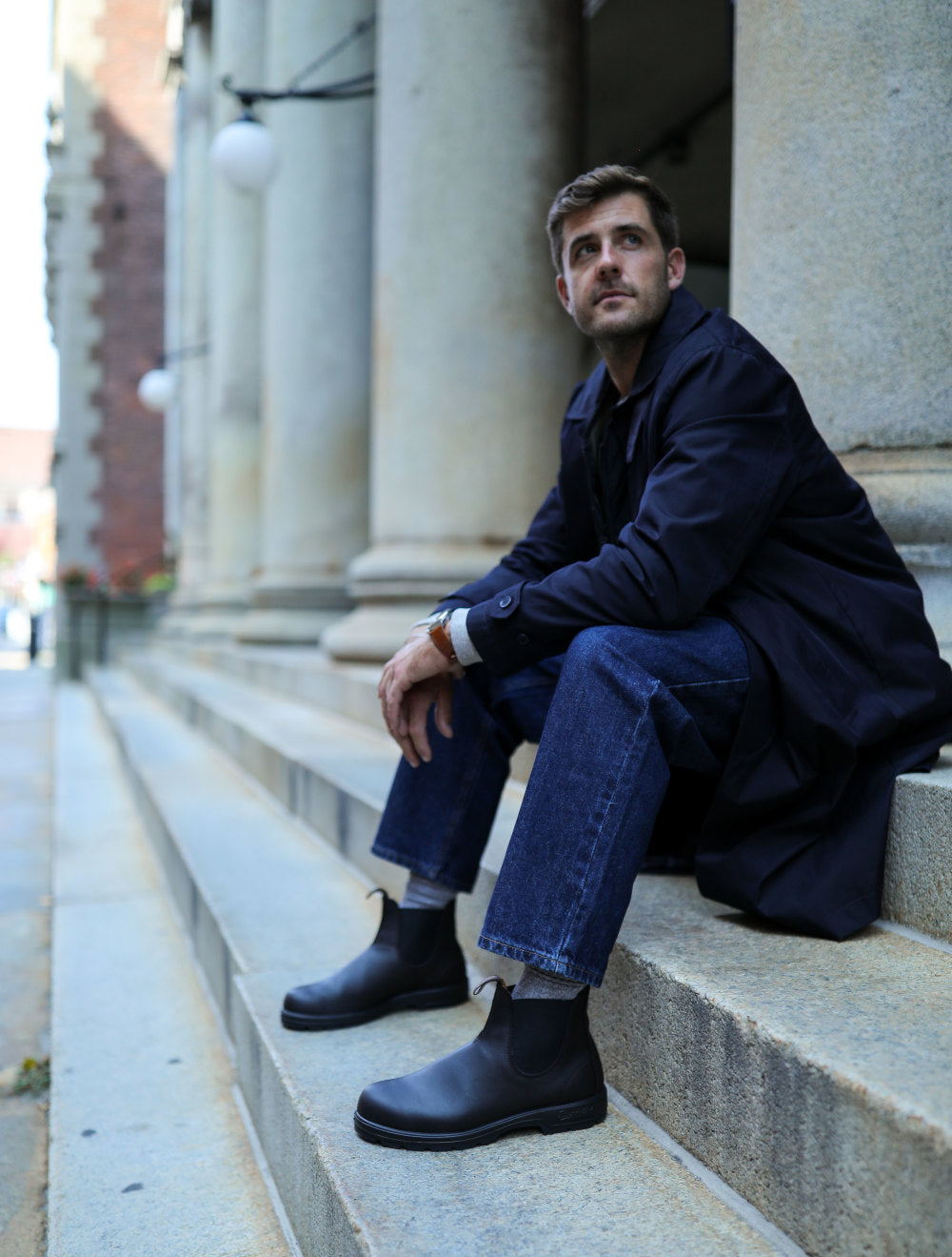 Claret Full Grain Leather Chelsea Boots, Men's Classics 2540