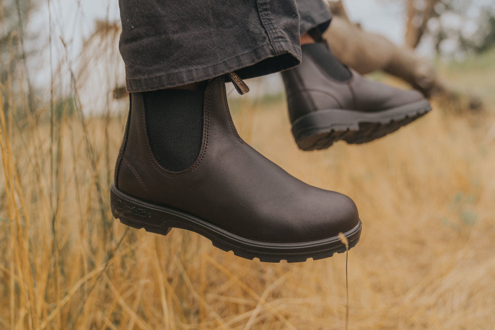 Claret Full Grain Leather Chelsea Boots, Men's Classics 2540