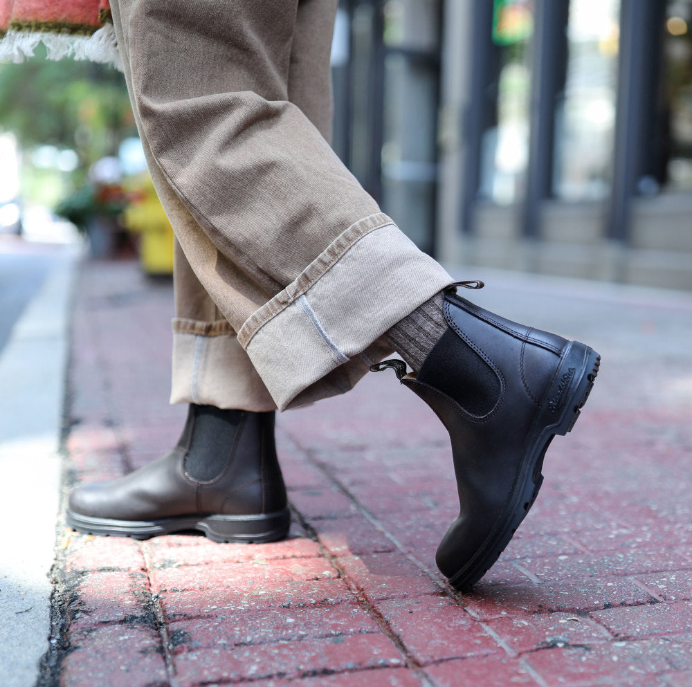 Claret Full Grain Leather Chelsea Boots, Women's Classics 2540
