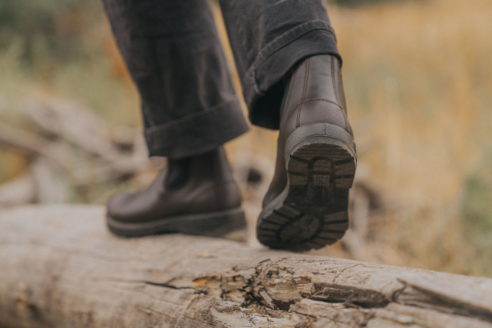 Claret Full Grain Leather Chelsea Boots, Women's Classics 2540