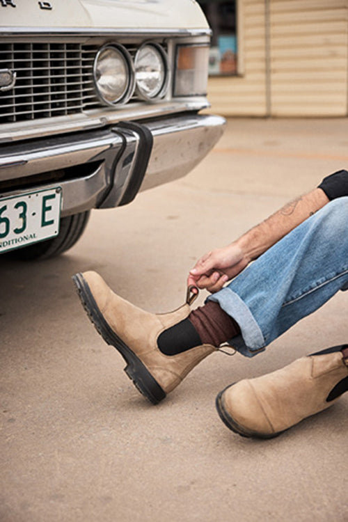 Lifestyle Men 7 image of Blundstone Men's Classics #2546 in Texas Sand