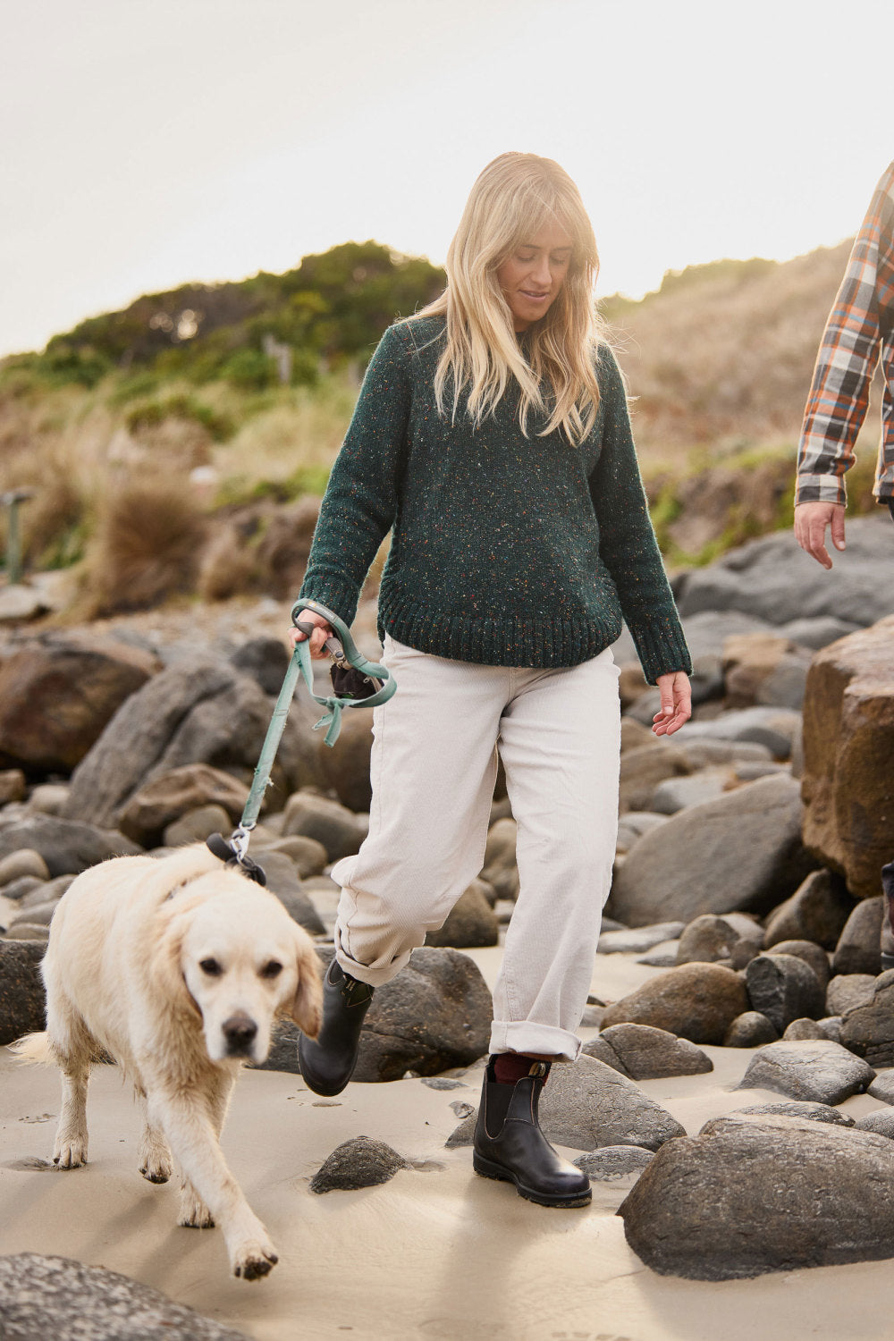 Vintage Zinc Brush Full Grain Leather Chelsea Boots, Women's