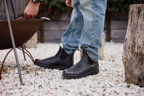 Lifestyle Men 3 image of Blundstone Men's Classics #2550 in Vintage Zinc Brush