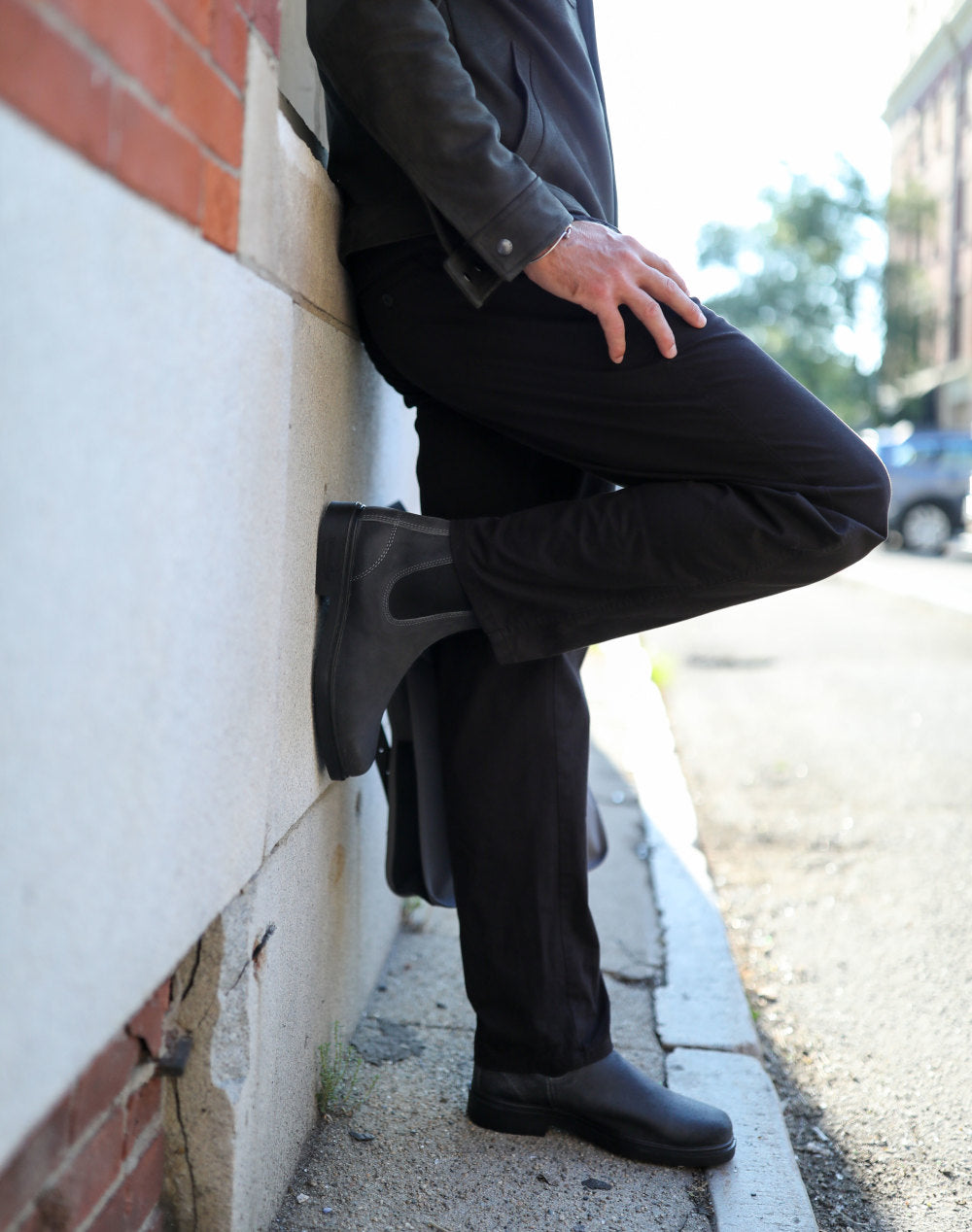 Steel Grey Suede Suede Leather Chelsea Boots, Men's Dress 2582