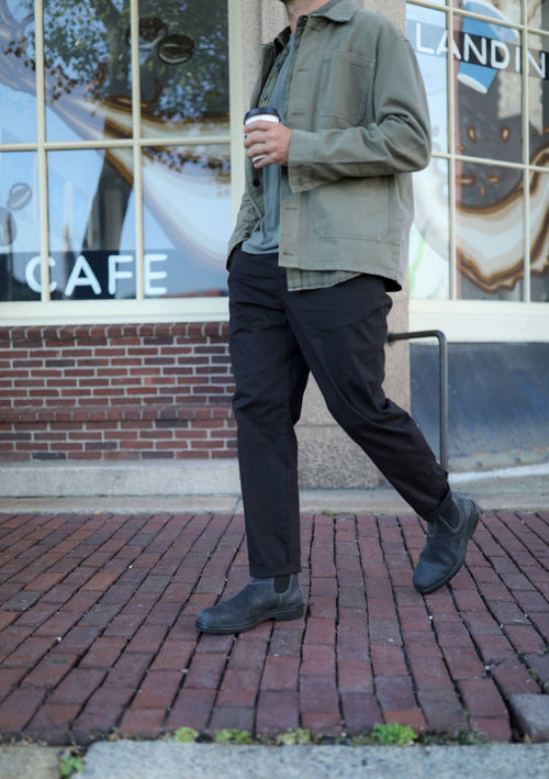Lifestyle Men 5 image of Blundstone Men's Dress #2582 in Steel Grey Suede