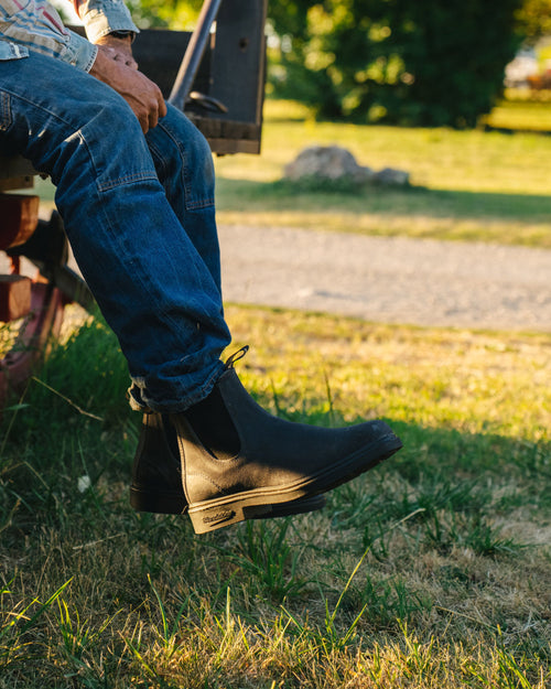 Lifestyle Men 8 image of Blundstone Men's Dress #2582 in Steel Grey Suede