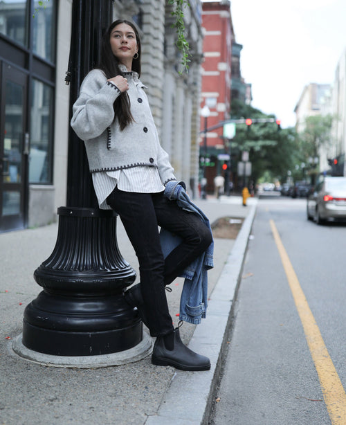 Blundstone Dress Chelsea Boots - Steel Grey Suede - AU 3.5 (US Men's 4.5, Women's 6.5) Blundstone Dress Chelsea Boots - Steel Grey Suede - AU 3.5 (US Men's 4.5, Women's 6.5)
