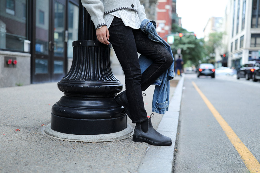 t*k様 blundstone スエード　スティールグレー　ほぼ未使用 Blundstone ワックススエード サイドゴアブーツ スティールグレーの