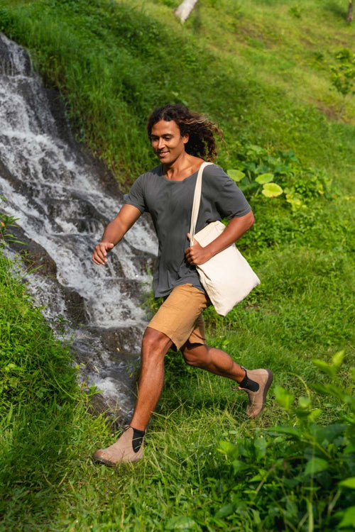 Lifestyle Men 3 image of Blundstone Men's Aerocork #2680 in Texas Sand